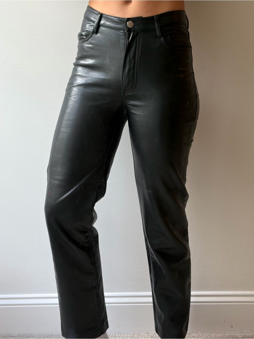 Black Leather Women’s Pants